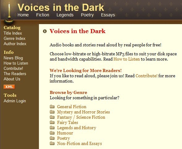 Voices in the Dark logo